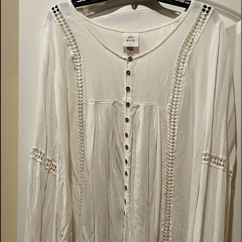 KNOX ROSE WHITE BLOUSE